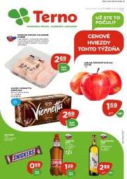 1. strana letáka TERNO 3. 9. - 9. 9. 2026 