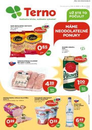 TERNO leták  s platnosťou 24. 9. - 30. 9. 2026 
